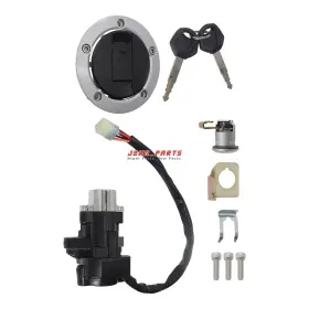 Dq-ts0006 John Parts Fits Suzuki Gsxr750 600 2004-2005 Ignition Switch Fuel Gas Cap Seat Lock Key Set