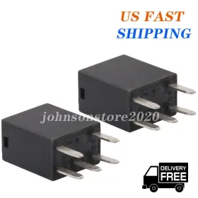 Johnsonstore2020 0430-033 2pack Relay For Song Chuan Automotive Deere 301-1c-c-r1 U01 12vdc 5 Pin Atv