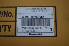 14093-0928-660 Kawasaki Oem Turn Signal Cover