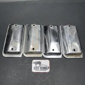 21165-001 Kawasaki Lot 4 Chrome Starter Motor Covers Cap Z1 Kz1000 Mkii Z1r Pn