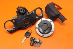 27016-5326 Kawasaki 06-11 Ninja Zx14 Oem Ignition Lock Key Set With Gas Cap And Seat