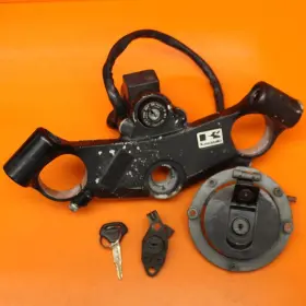 27045-5105 Kawasaki 2000 Ninja Zx12r Oem Ignition Lock Key Set With Gas Cap And Seat