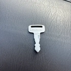 3227 Kawasaki Original Oem Ignition Key For Motorcycle / Other Vehicles - Vgc