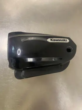 36001-0057-h8 Kawasaki 2007 Vulcan 1600 Nomad Black Left Side Cover With Under Glow Toggle Switch
