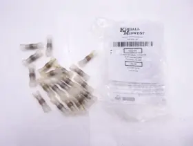 Csuv-346 Kimball Midwest 20-pack 12-10 Awg Ultra-link And Solder Clear Visual Indicator Butt Connector