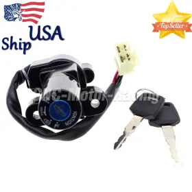 Fx-ts-02030-200414-101 Krace Ignition Switch Lock Keys For Suzuki Gsx600 1988-1997 Gsxr750 1985-1992