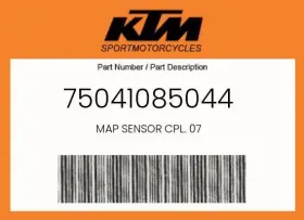 75041085044 Ktm Genuine Map Sensor Cpl. 07 -