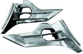 Kuryakyn 191209016234 Louvered Battery Box Covers 12-17 Honda Gl1800 Chrome