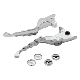 412760 Kuryakyn For Harley-davidson Road King 2017-2021 1984 Zombie Chrome Levers