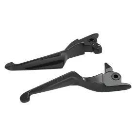 412761 Kuryakyn For Harley-davidson Road King 17-21 1985 Gloss Black Boss Blade Levers