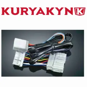 P0h4 Kuryakyn Mn/p0h4 Rear Accessory Harness For 2012-2017 Honda Gl1800hp Gold Wing Audio Yt
