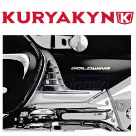 S7zf Kuryakyn Mn/s7zf Louvered Chrome Battery Box Covers For 2001-2010 Honda Gl1800a Gold Ry
