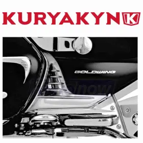 Xtz6 Kuryakyn Mn/xtz6 Louvered Chrome Battery Box Covers For 2006-2010 Honda Gl1800hpn Ca