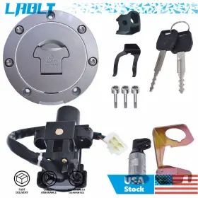 Om124335oc Lablt Ignition Switch Fuel Gas Cap Seat Lock Key Set For Honda Cbr600f4/i 01-06