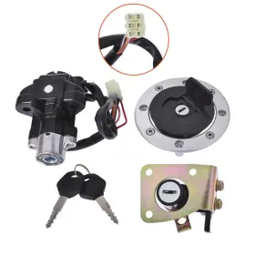 Law101172 Labwork Ignition Switch Seat Gas Cap Lock Key Fit For Suzuki 1997 1998 1999 2000 Gsxr600