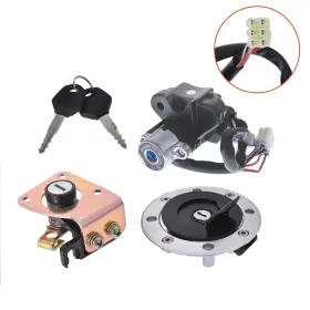 Law249432 Labwork For Suzuki Gsxr 600 1997 1998 1999 2000 Gas Cap Ignition Switch Seat Lock Set