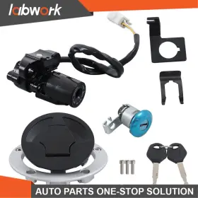 Tl38205q Labwork Fuel Gas Cap Ignition Switch Seat Lock Keys Set For Kawasaki Z1000 10-16