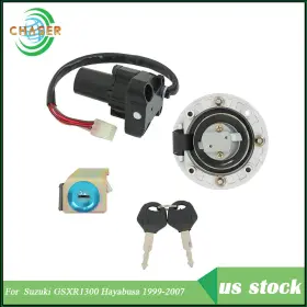 Cer164120c Labworkmoto New For Suzuki Gsxr1300 Hayabusa 1999-2007 Ignition Switch Seat Gas Cap Lock