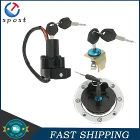 Sst155914t Labworkmoto New Fit For Suzuki Gsxr1300 Hayabusa 1999-2007 Ignition Switch Seat Gas Cap Lock