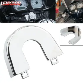 05010-0014c-fm Lenkdou 1x Chrome Ignition Switch Panel Trim For Harley Road Glide Fltrk Fltrx 2015-2023