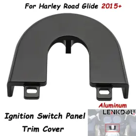 Mp05-010-0014bdtus Lenkdou Cnc Ignition Switch Panel Trim Cover Fit For Harley Road Glide Fltrk Fltru Fltrx