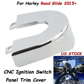 Mp05-010-0014c-le Lenkdou 1x Ignition Switch Panel Trim Cover For Harley Touring Road Glide 15-24 Fltrk
