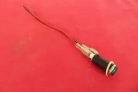 99-1209 Lf Harris & Coventry Spares Triumph Bsa Green Warning Light Lens With Bulb And Holder