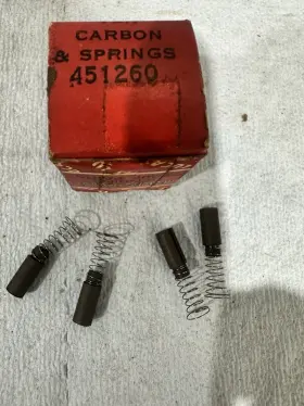 451260 Lucas 4 Nos Genuine Carbon And Spring Mag Brush Pickup Set