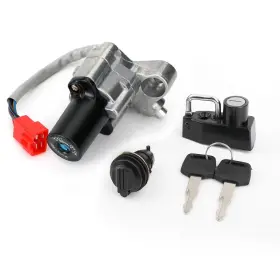 26h-21308-01 Madhornets Ignition Switch Side Cover Lock Set For Yamaha Xvs Dragstar 125 250 650 1100 U9