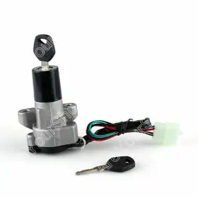 Ts-050-clear Madhornets Ignition Switch Fuel Gas Cap Lock Set For Suzuki Rf400r Rf600r Rf900r 93-99