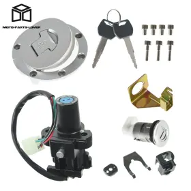 Mp1759592l Marddpair For Honda 2003-2006 Cbr600rr Ignition Switch Fuel Gas Cap Seat Lock Key Set