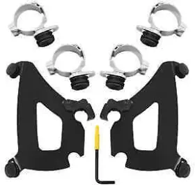 2321-0401 Memphis Shades Meb2026 Bullet Mounting Kit - Black Scout E-coat