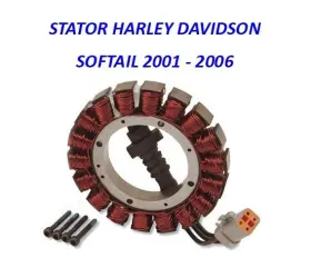 17822 Mid Usa Stator Harley 38 Amp Softail Fxst Fxstc Fxstd Deuce Fxsts Springer 2001-2006