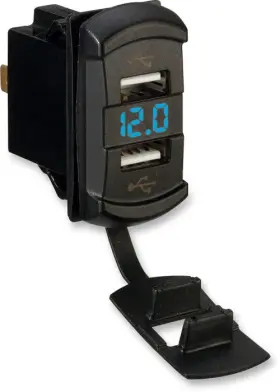 Xf-2-2212-0723 Moose Utility Dual Usb Charger With Voltage Monitor Usb-dvm 2212-0723
