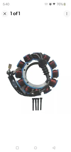 29987-02 Moto-electrix Has-453 Harley Davidson 45 Amp Stator Flt/flh 2002-05 Rpl