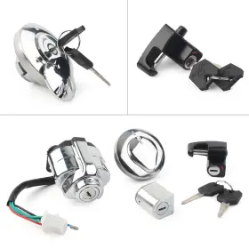 Moto Hij 550755366857 Ignition Switch Gas Cap Helmet Steering Lock Key For Honda Vt600 Shadowvlx 88-08