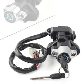 Motohij 336854136160 Ignition Switch With Key For Suzuki Gsxr 600 750 Gsxr-600 2004-2015 2014 2013