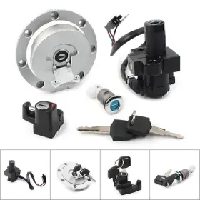 Motohij 996812210174 Ignition Switch Fuel Gas Cap Lock Key Set Fit Honda Cb400 92-98 Cb1 89-91 Vt250