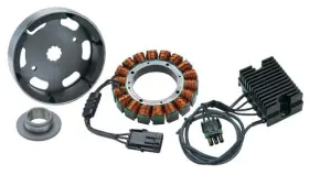 1-147-25 Motorcycle Proparts 17837/1-147-25 40 Amp Charging System For Harley Twin Cam 5 Speed 2003/2006