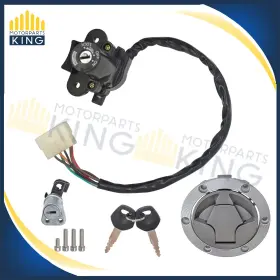 Motorpartsking 231023338768 Ignition Switch Lock Kit Fit Kawasaki Ninja 250r Ex250j 08-12 300 2013-15