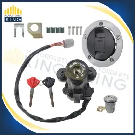 Motorpartsking 231023343779 Ignition Switch Gas Cap Cover Seat Lock Key Fit Suzuki Gsxr600/750/1000 09-13