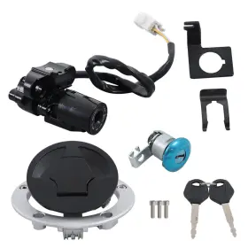 Aud131280d Munirater Ignition Switch Fuel Gas Cap Lock Set For Kawasaki Ninja 1000 Zx10r Z1000sx Zx6r