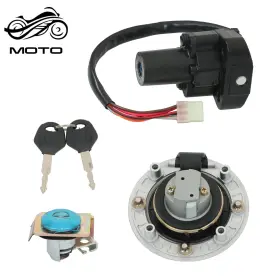 Msp1260633 Munirater For Gsxr1300 Hayabusa 1999-2007 Ignition Switch Fuel Gas Cap Seat Lock Key Set