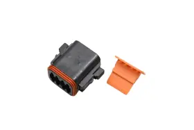 2120-0060 Namz Dp-8b Socket Deutsch Plug Black Qty 1 Nos