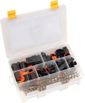 Namz 810088710353 Deutsch Builder Kit - Black Ndc-bkb For Organized Wiring