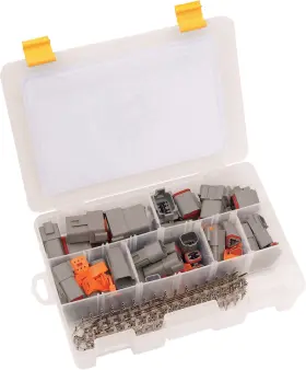 Namz 810088710360 Deutsch Builder Kit - Gray Ndc-bkg For Organized Wiring