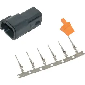 Mdr-6b-cl77 Namz Custom Cycle Deutsch Dtm Series Male Connector - 6 Pin Mdr-6bcl77