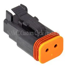 Dp-2b Namz Fits Deutsch Dt Series 2-wire Plug And Wedgelock - Black