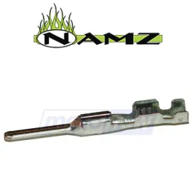 5e2c Namz Mn/5e2c Stamped U-barrel Male Terminals For 2007-2010 Harley Davidson Fxd Dyna As