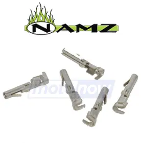 8q07 Namz Mn/8q07 Amp Mate N Lock Female Pin Terminals For 1971 Harley Davidson Xlh900 - Pl